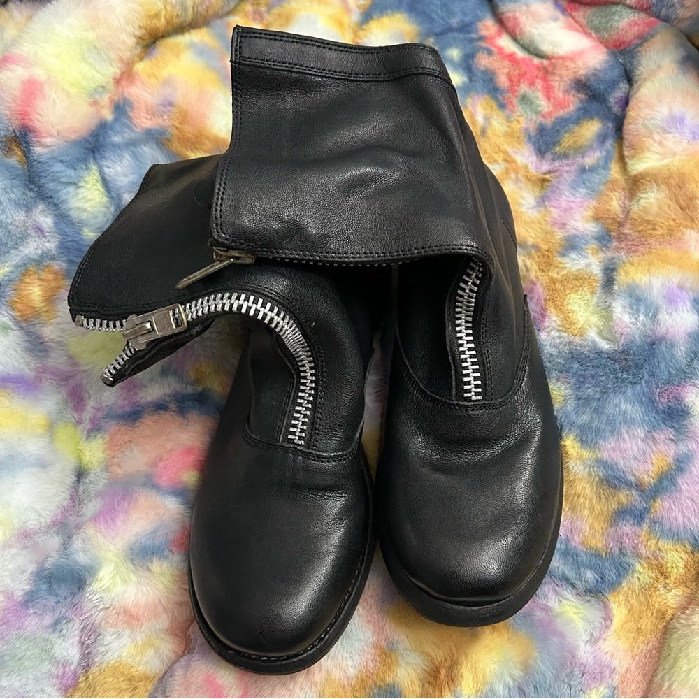 Jeffrey Campbell Black Combat Boots